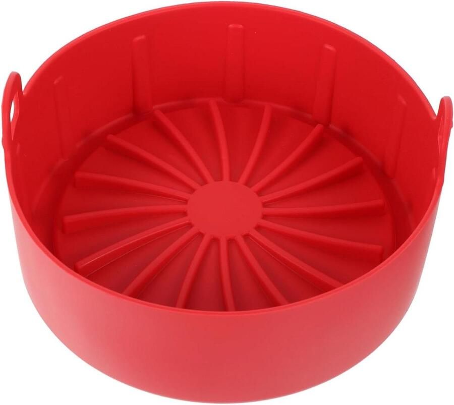 Siliconen Ovenschaal Airfryer Bakplaat Thuis Gerechten Bakken Met Twee Handvatten 16 x 16 x 16 cm