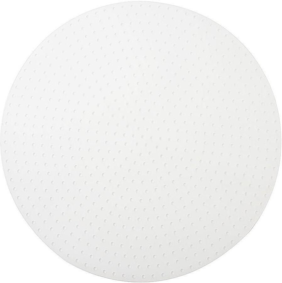 Siliconen Pad Rijstkoker Liner Voorkomen Rijstkorst Hittebestendig en Herbruikbaar 30 cm Diameter Wit