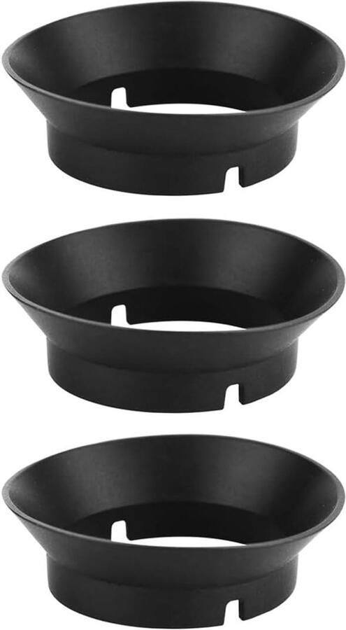 Siliconen Pakkingset Koffiemolen Ring Koffie Malen Voorkomt Lekkage 3 Stuks Zwart