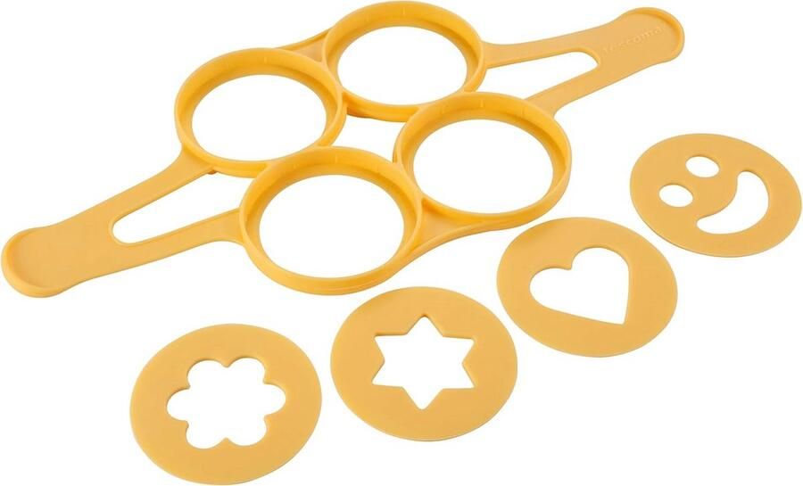 Siliconen Pannenkoekvorm Geel Ideaal Keukengerei voor Dagelijks Gebruik