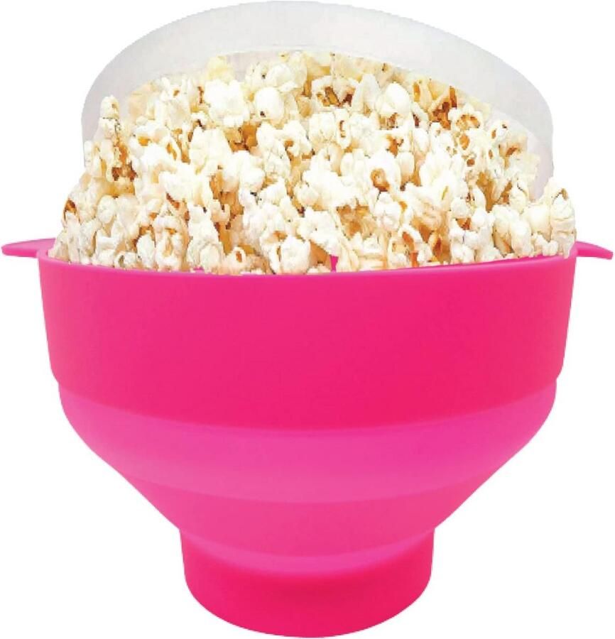 Siliconen Popcorn Maker voor Magnetron Inklapbaar en Gezond Snackplezier
