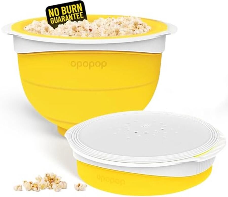 Siliconen Popcorn Popper Opvouwbare Magnetron Popcorn Maker BPA-vrij en Vaatwasmachinebestendig