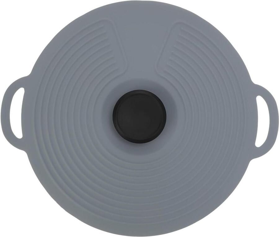 Siliconen Pot Deksel Zuig Deksel Vershouddeksel Voedsel Bewaren Super Verzegeld Geurloos 32.50X28.00X2.50CM Grijs