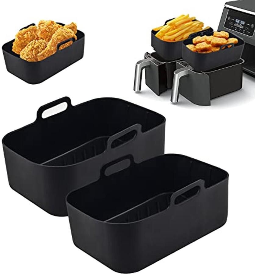 Siliconen Pot en Liners voor Airfryer 2 Stuks
