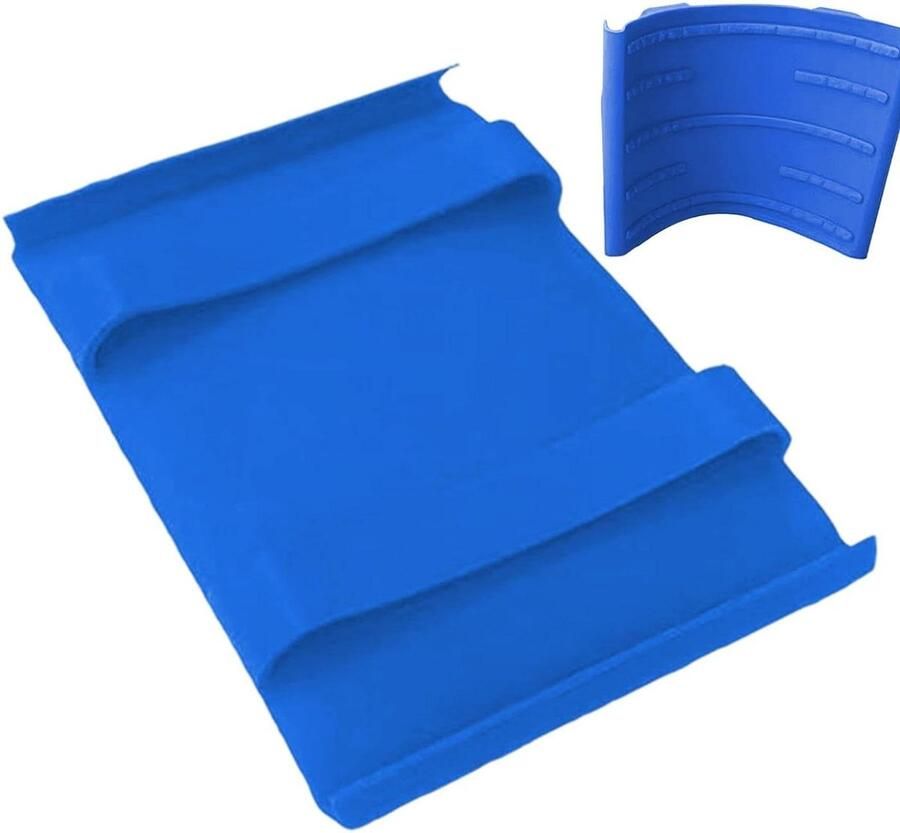 Siliconen Pot Handvat Hitteclip Gripper Veilig Koken Antislip Textuur 17.8 x 13.3 cm Blauw