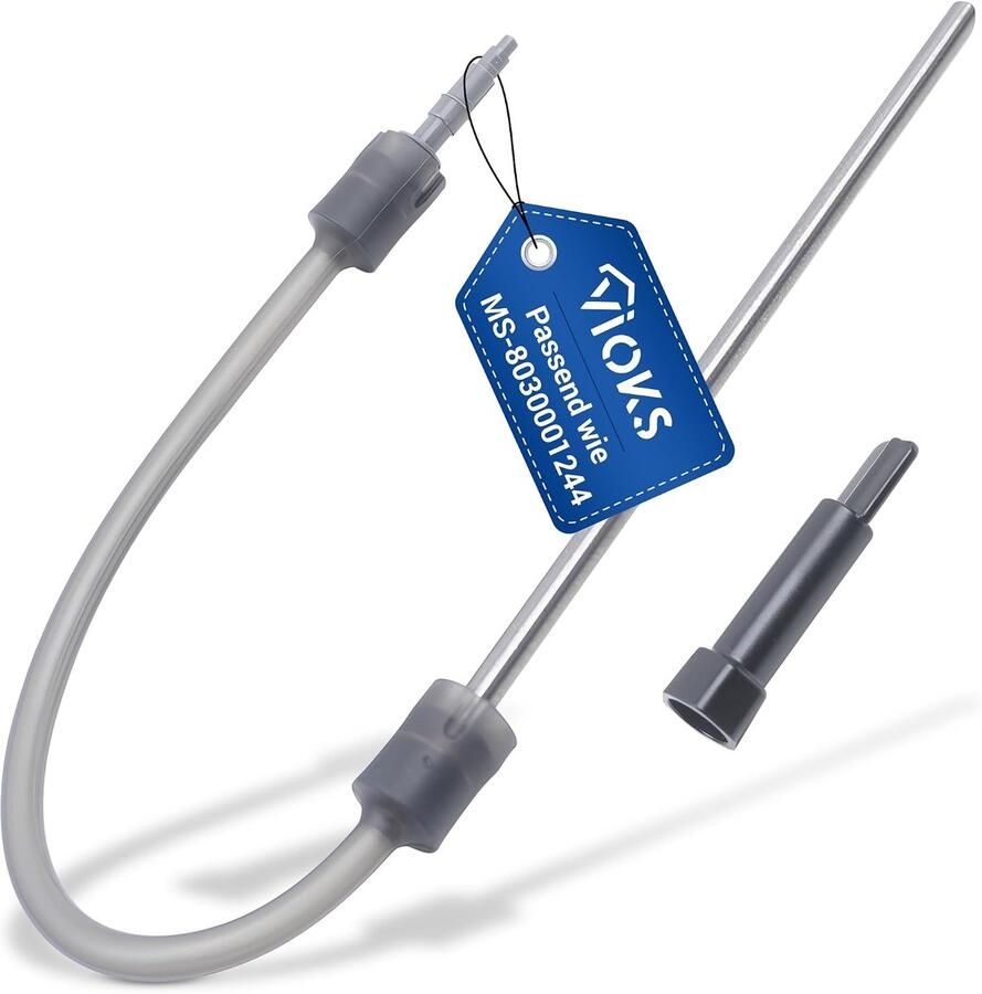 Siliconen slang met aansluitstuk vervanging voor Krups melkslang MS8030001244 MS-8030001244 melkaanzuigslang volautomatische melkslang voor Evidence One EA895 volautomatische espressomachine