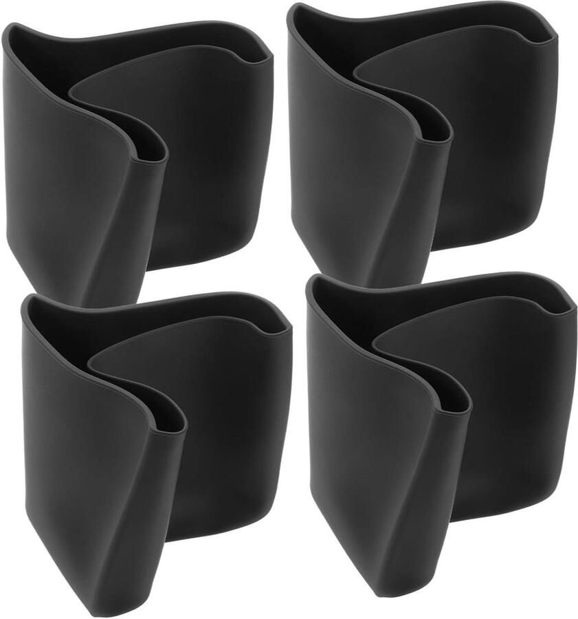 Siliconen Slowcooker Liners Herbruikbare Inzetstukken Gemakkelijk Koken Tijdbesparend Schoonmaken 25x20x11 cm Zwart