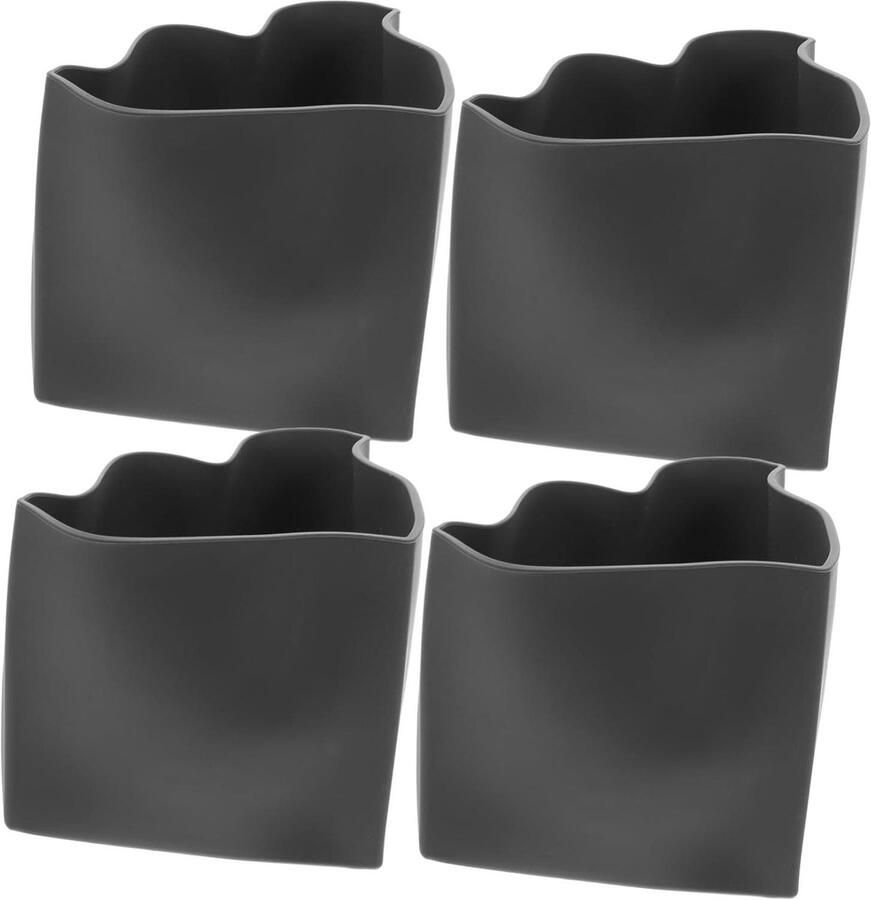 Siliconen Slowcooker Voering Inzetstuk Kookpot Maaltijden Bereiden Herbruikbaar Antiaanbak 25x20x11 cm Zwart