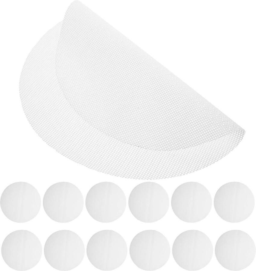 Siliconen Stoommandje Liners Stoommatten Herbruikbaar Gestoomde Gerechten Bereiden Voedselveilig Antiaanbak 23 x 23 cm Wit