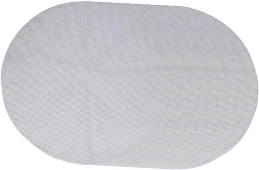 Siliconen Stoommatten Niet-stick Pads Koken en Bakken Herbruikbaar Materiaal 10 Stuks 30cm Grijs