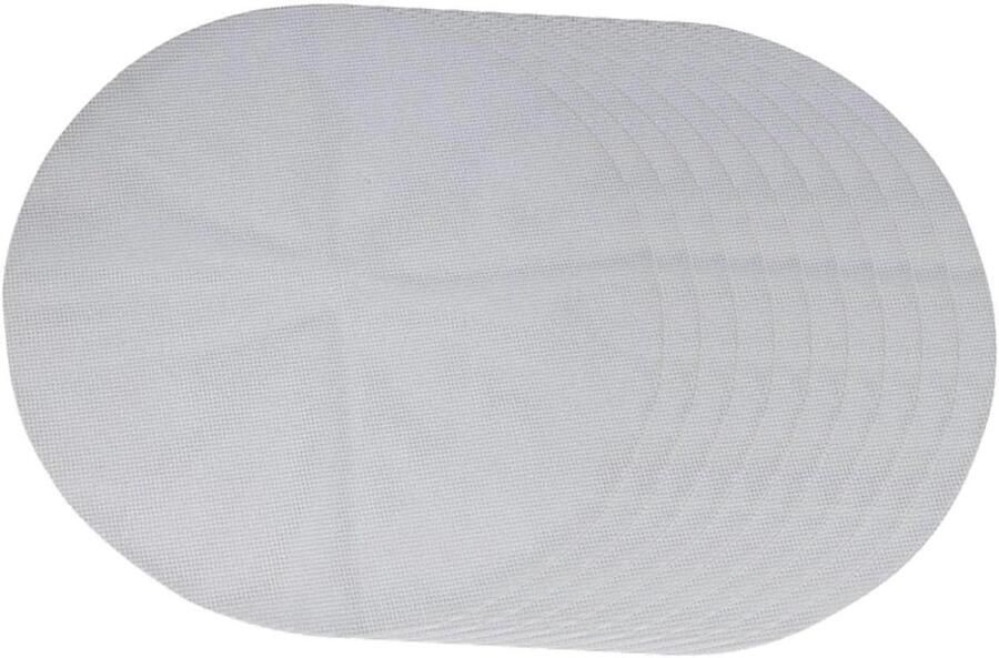 Siliconen Stoommatten Niet-stick Pads Koken en Bakken Herbruikbaar Materiaal 10 Stuks 30cm Grijs