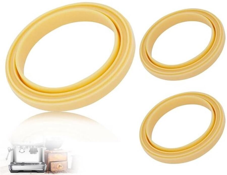 Siliconen Stoomring Afdichting voor Koffiemachine Levensmiddelenkwaliteit Reserveaccessoires 2 Stuks