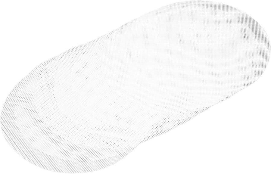 Siliconen Stoomvoeringen Anti-aanbak Pads Gezond Koken Herbruikbaar Mesh Ontwerp 10 Stuks 30cm Wit