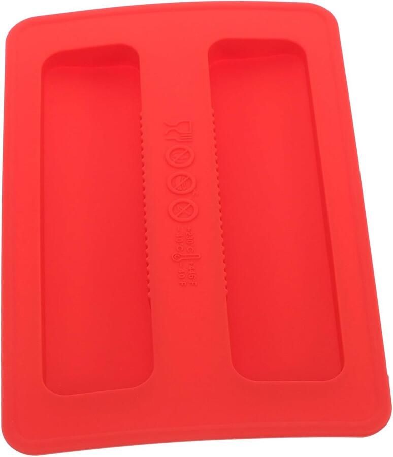 Siliconen Toaster Deksel Broodroosterhoes Stofkap Keuken Beschermen Flexibel Materiaal 16x11 cm Rood