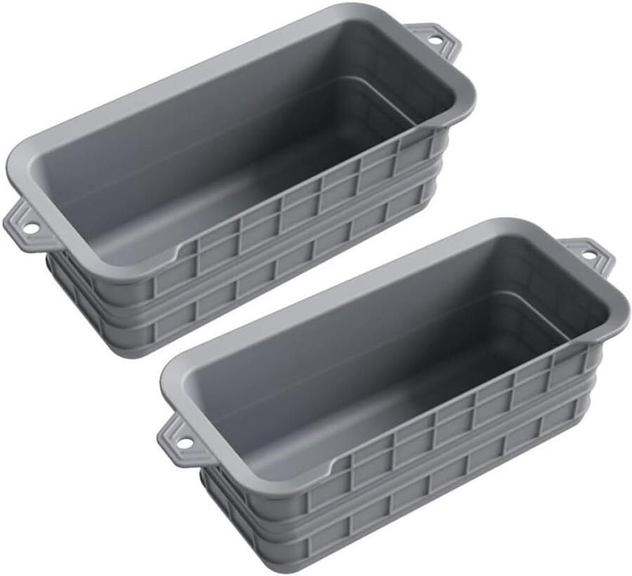 Siliconen Vetopvangbakjes Grillvet Opvangbakjes Grillplaat Schoonhouden Herbruikbaar en Hittebestendig 18.8 x 9 x 7 cm Oranje