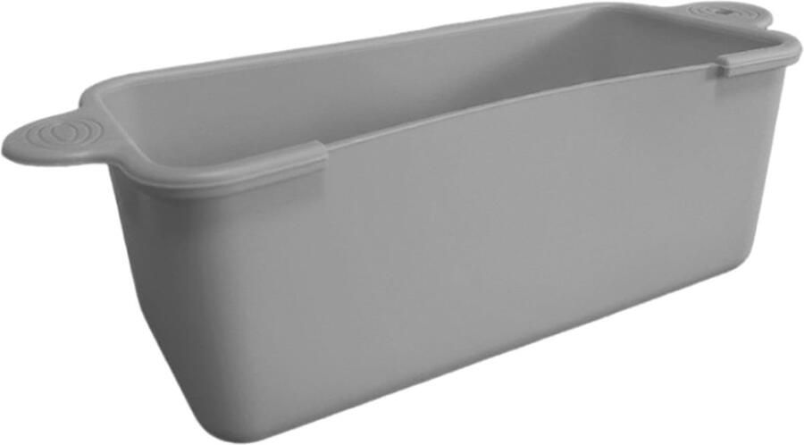 Siliconen vetvoeringen Lekbakjes Grill schoonhouden Hittebestendig siliconen 17.5 x 7.7 cm Zwart