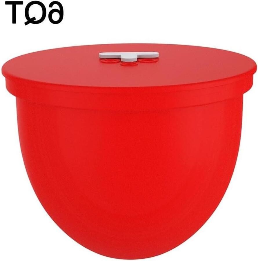 Siliconen Voeringen Mixer Kom Bekleding Beslag Mengen Hittebestendig Ontwerp 6QT Rood