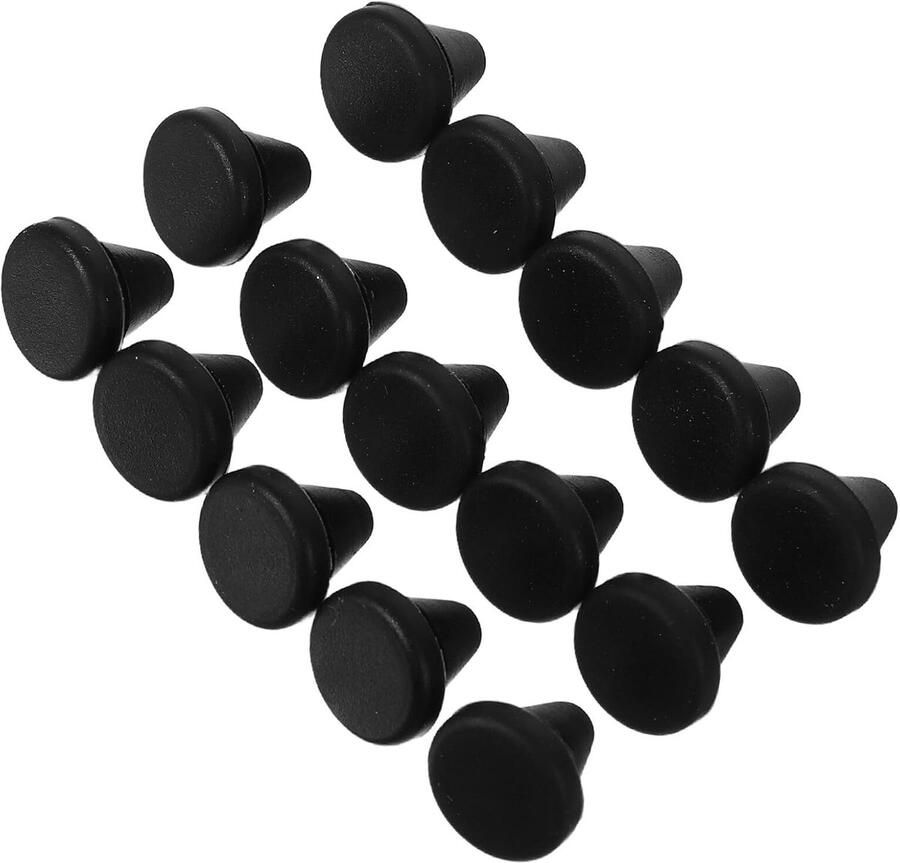 Siliconen Voetkussens Kookplaat Bumpers Stabiele Werking Hittebestendig Materiaal 1.2 x 1.2 cm Zwart