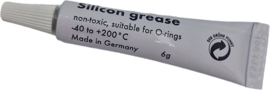 Saeco Delonghi Siliconenvet 6 gram Non toxic voor onderhoud koffiemachine -40 +200 graden koffie vet o-ring vet geschikt voor