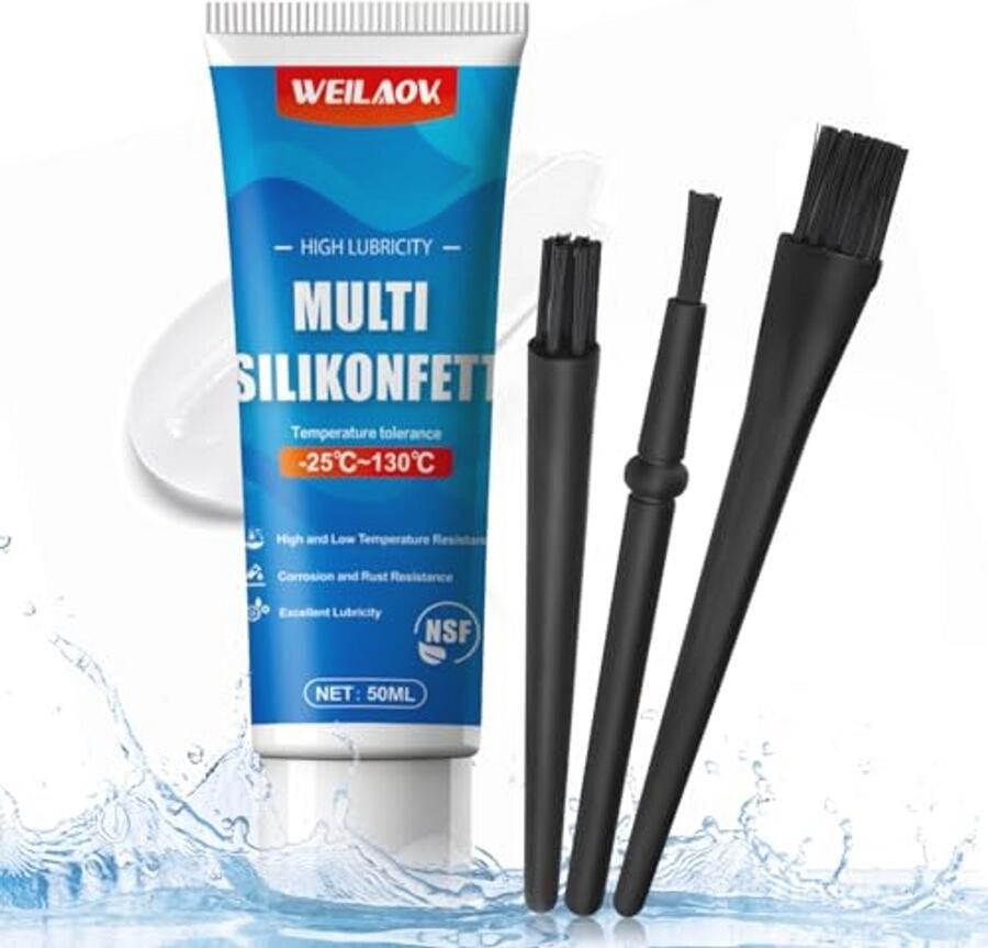 Siliconenvet voor Koffiezetapparaten Universeel Smeermiddel voor Afdichtingen en O-ringen 50 ml