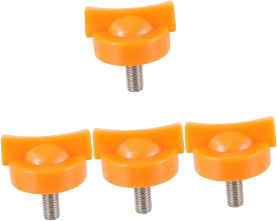 Sinaasappelpers Onderdelen Sapcentrifuge Schroeven Commercieel Gebruik Duurzaam Kunststof Materiaal 1.57 x 1.57 Inch Oranje