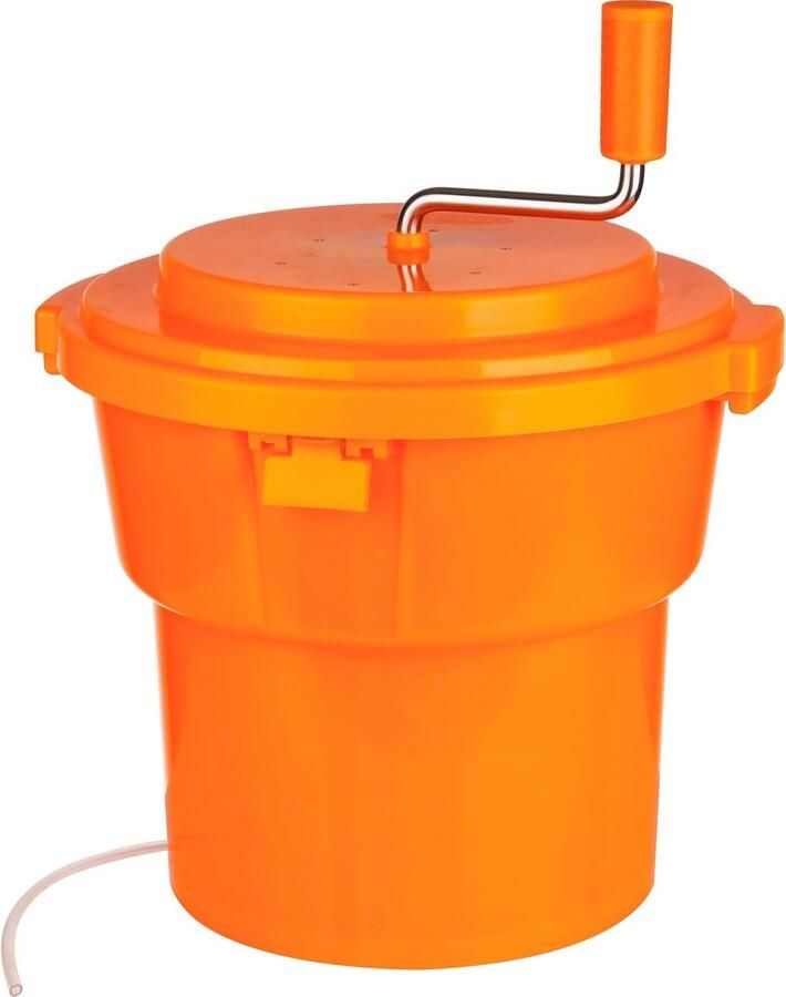 Slacentrifuge 12 Liter Groente Droger Professioneel Drogen Beschermde Aandrijfas Ø 36 cm Oranje