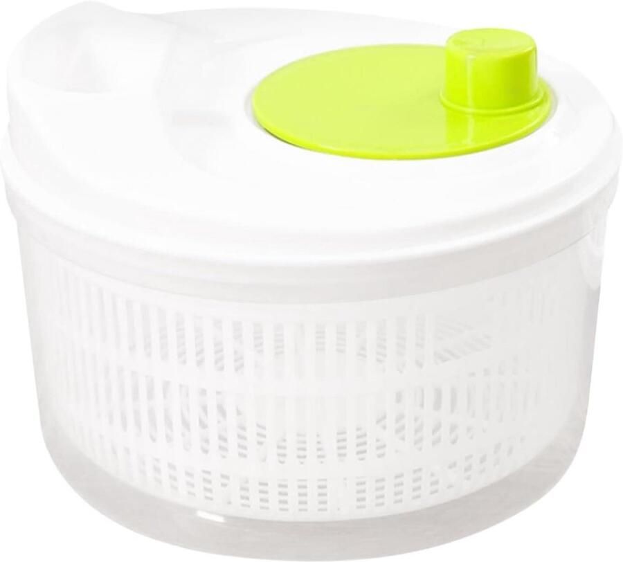 Slacentrifuge Fruit Droger Groenten Drogen Dubbellaags Design 24 x 23.3 x 15.4 cm Groen