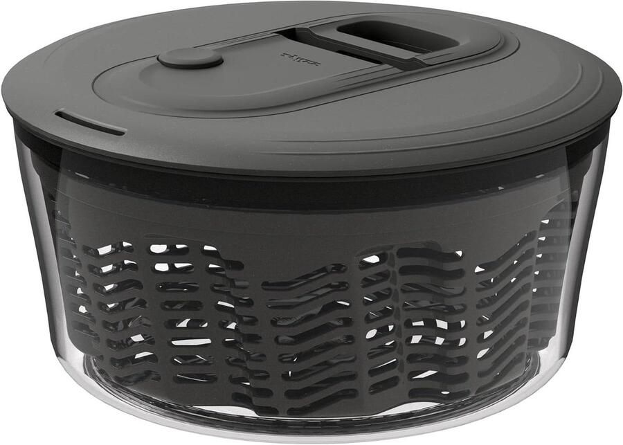 Slacentrifuge Groente Droger Salade Bereiden AquaVent Technologie 3.5 Liter Grijs