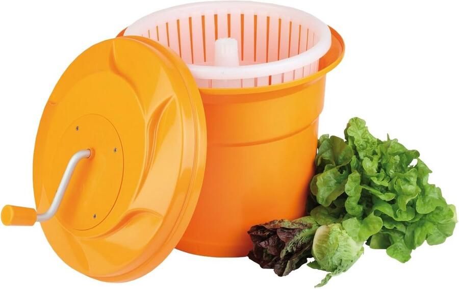 Slacentrifuge Groente droger Snel drogen Grote inhoud 33x43cm Oranje