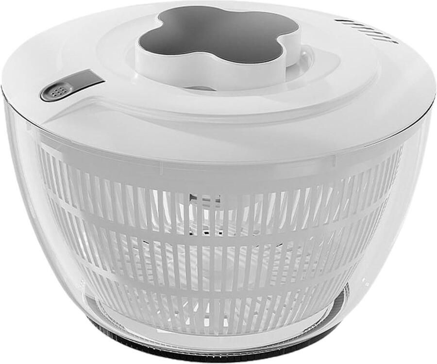 Slacentrifuge Groente Droger Verse Salades Maken Zachte Fruit Bescherming 5 Liter Inhoud Wit