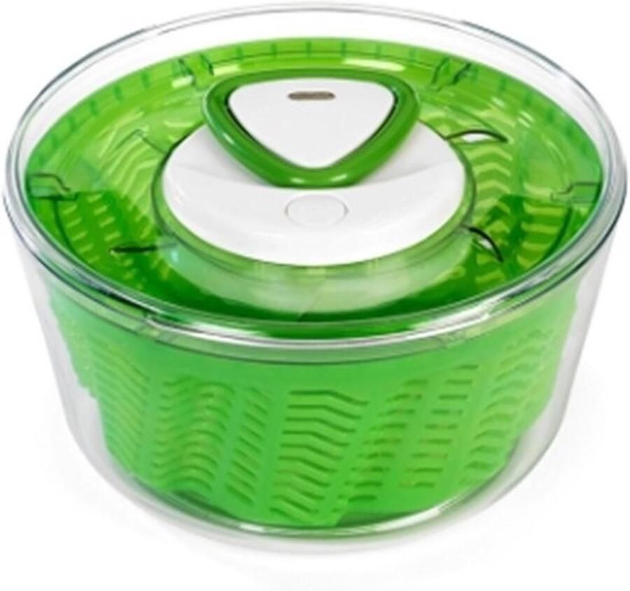 Slacentrifuge Groot Groente Spinner Snel Salade Drogen Ergonomische Handgreep 27 x 27 x 13 cm Groen