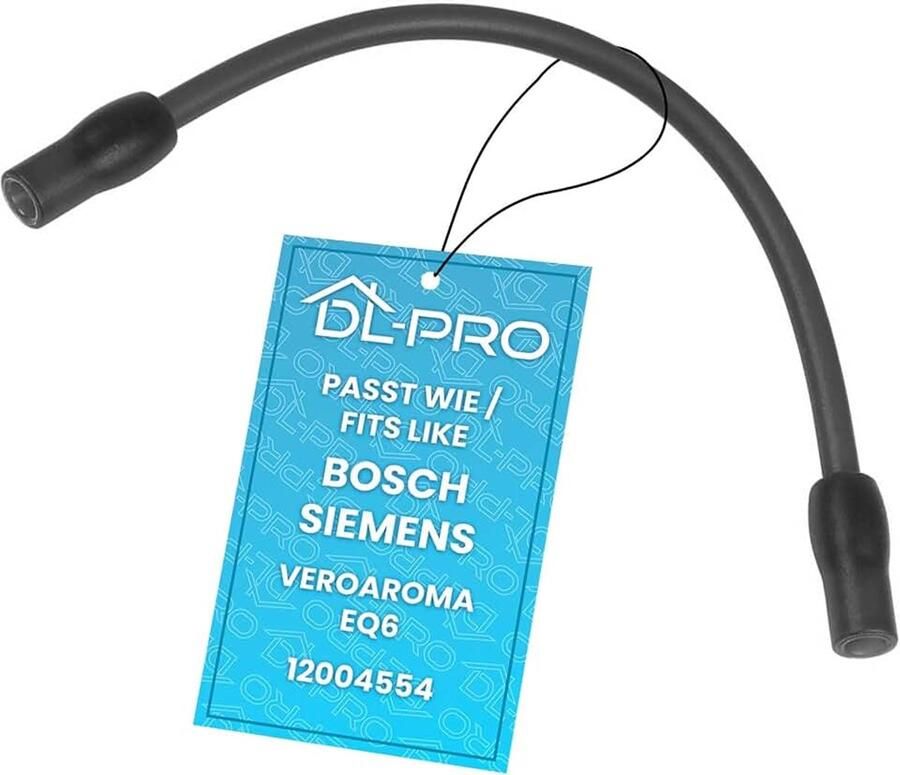Slang melkslang zwart voor melkopschuimmondstuk voor Bosch Siemens 12004554 VeroAroma 700 500 300 EQ6 koffiezetapparaat