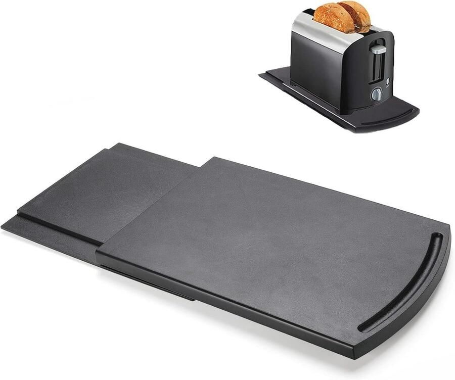 Sliding Coffee Tray 30 cm Uittrekbare Onderlegger voor Koffiemachines en Keukenapparatuur
