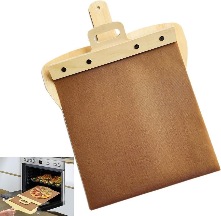 Sliding Pizza Set 1 stuk 29 x 39 cm ideaal voor het verplaatsen van pizza's koekjes en brood handige accessoires voor de keuken
