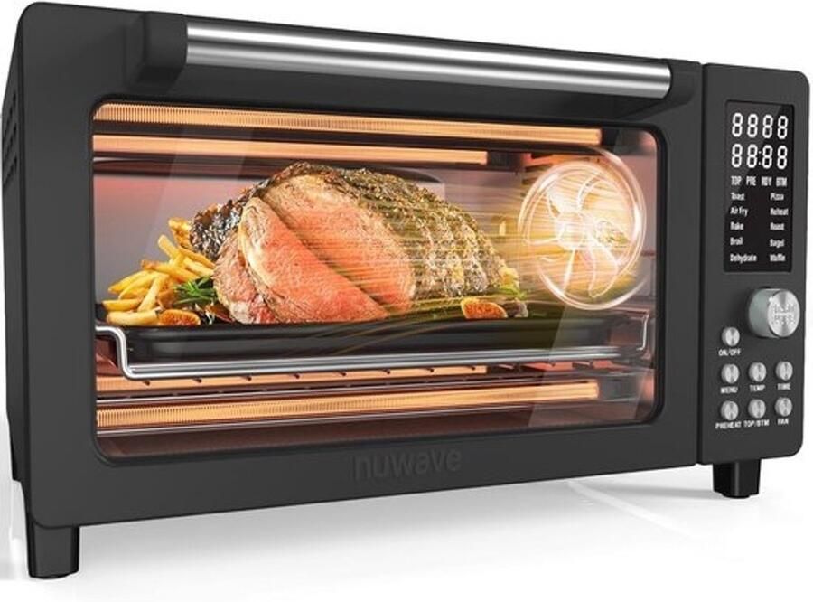 Slimme 12-in-1 heteluchtfriteuse Ovensnelbroodrooster 21 QT 1800W