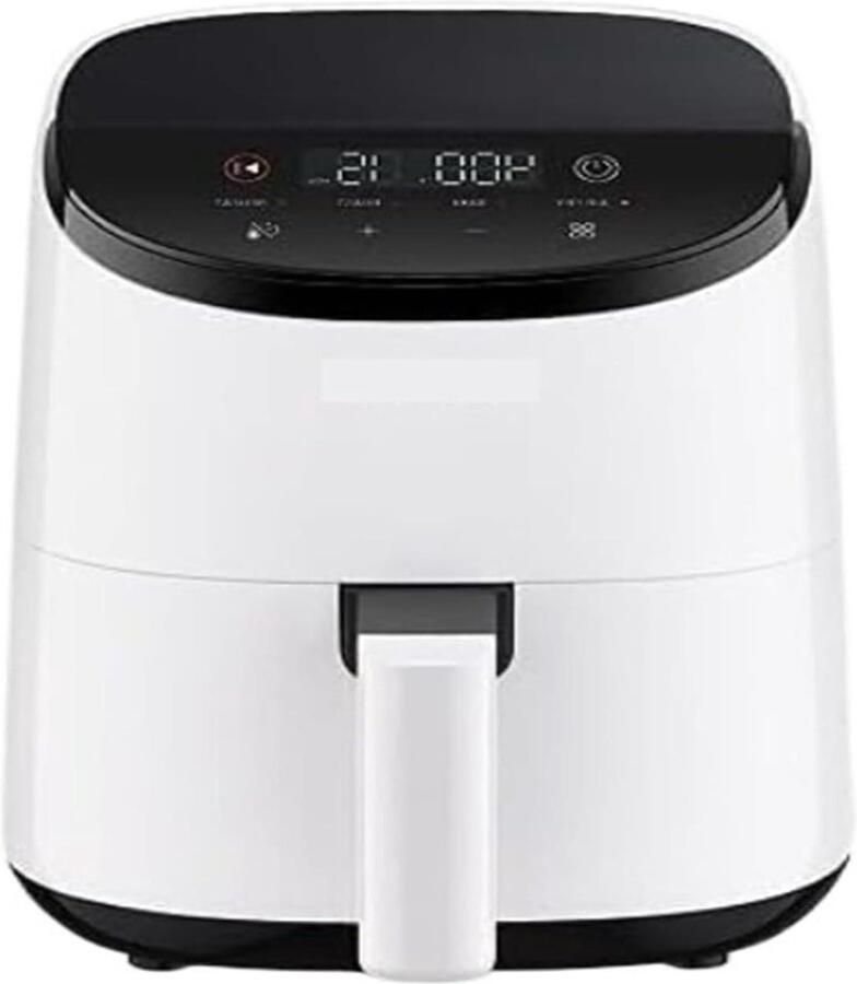 Slimme heteluchtfriteuse Mini oven Gezond koken Geluidsarme werking 4-in-1 Wit
