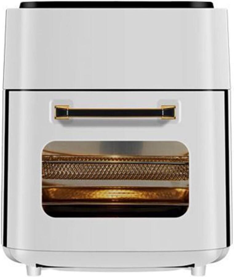 Slimme Heteluchtoven Airfryer Keukenmachine Gezond Koken Olievrij Bakken 15 Liter Capaciteit Zwart