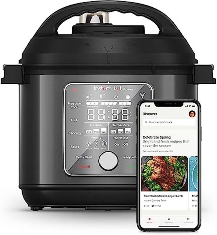 Slimme Multi Cooker 6 Quart 10-in-1 met Wifi Snelkookpan Slowcooker Rijstkoker Stoomoven Yoghurtmaker