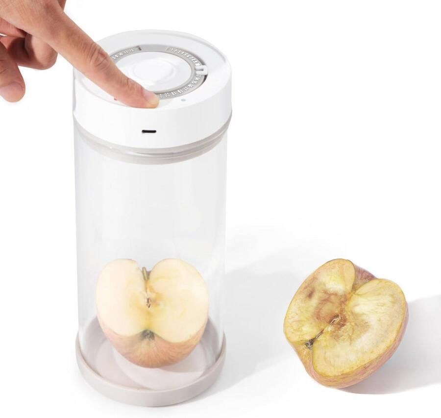 Slimme Vacuüm Opslagcontainer voor Voedsel Automatische Luchtdichte Glazen Container (1350 ml)