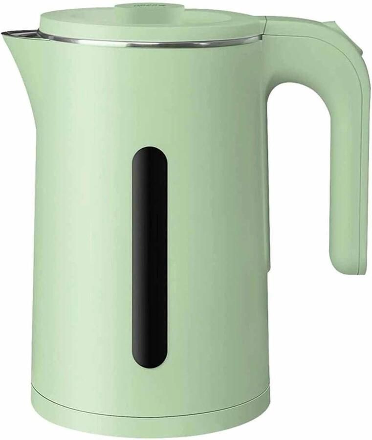 Slimme Waterkoker Isolatieketel Warm Drankje Houden Dubbelwandig RVS 1.5 Liter Groen