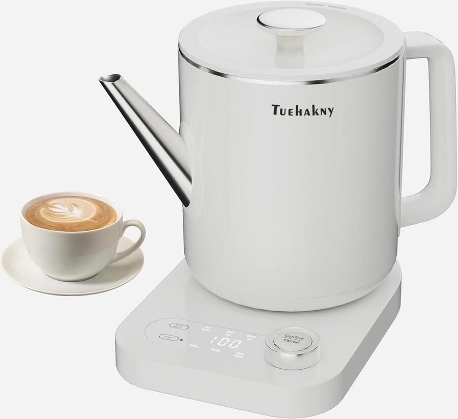 Slimme Waterkoker met Temperatuurregeling (1.0L) 6 functies Warmhoudfunctie & Timer