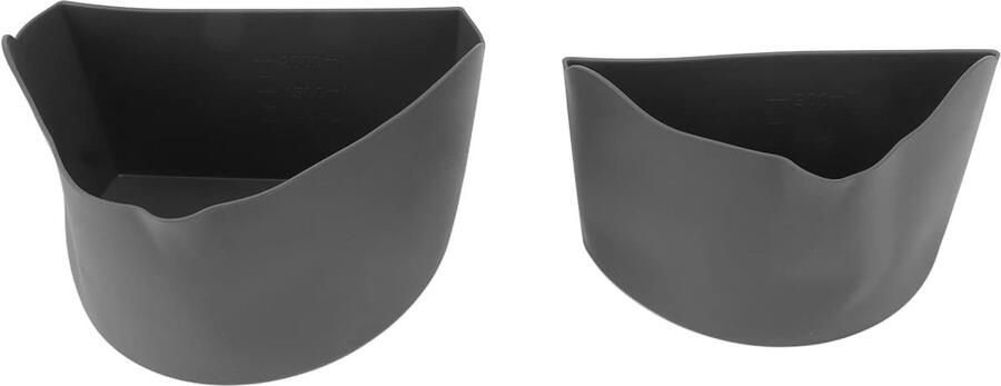 Slow Cooker Divider Liner met Handvat Twee Gerechten Koken Herbruikbaar Siliconen 6 Liter Pot Grijs