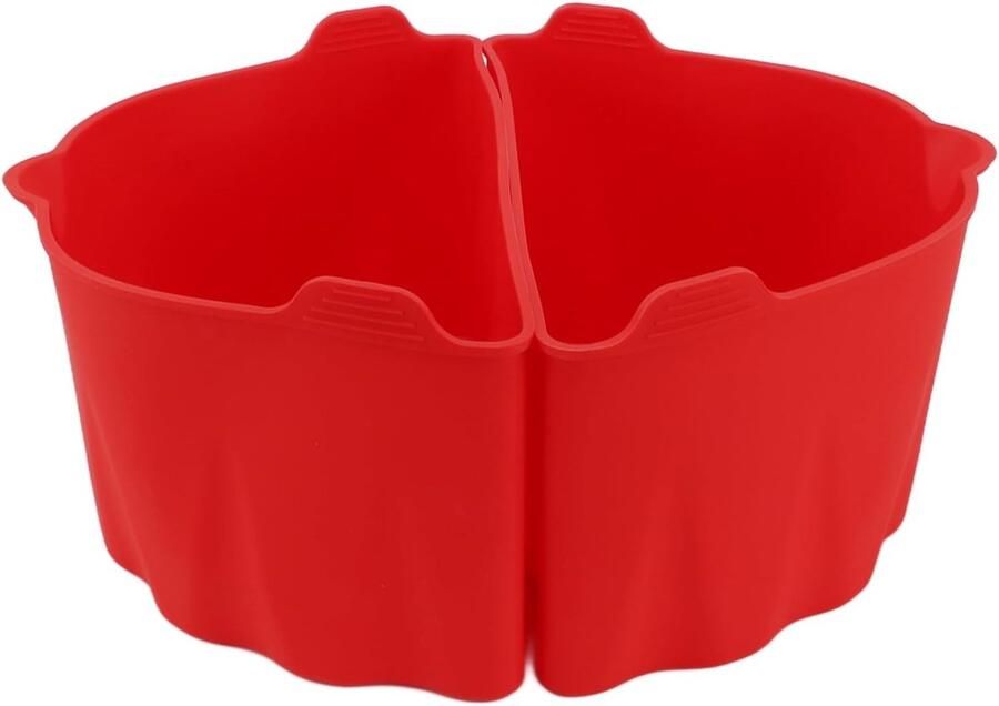 Slow Cooker Divider Pot Liner Koken Twee Gerechten Voedselveilig Siliconen 6-7QT Grijs
