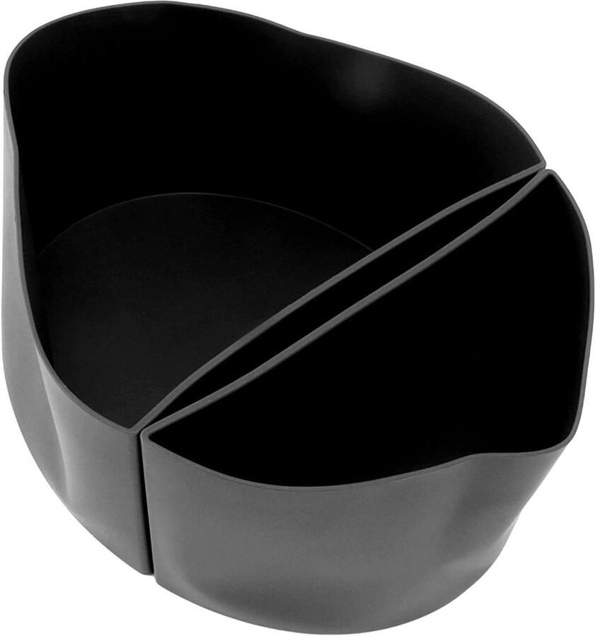 Slow Cooker Inzetstuk Separator Pan Twee Maaltijden Koken Lekvrij Siliconen 23D x 14W x 5H cm