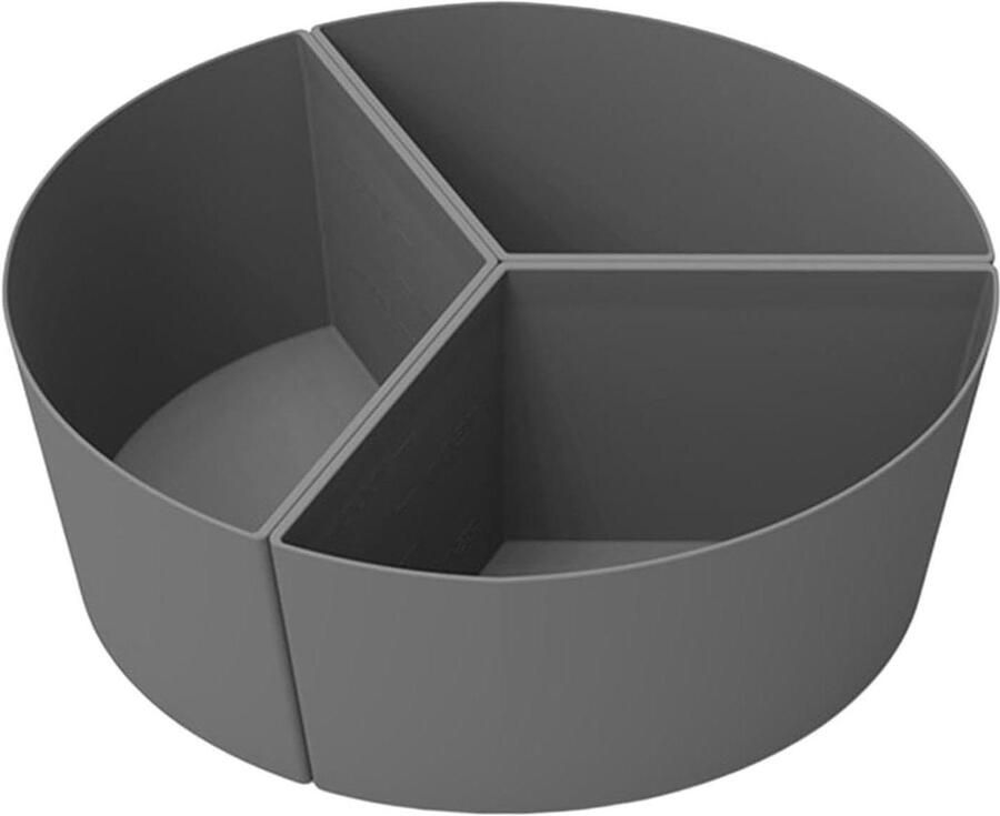 Slow Cooker Inzetstuk Slowcooker Divider Meerdere Gerechten Koken Food-Grade Siliconen 13.3 x 9.4 x 9.4 cm