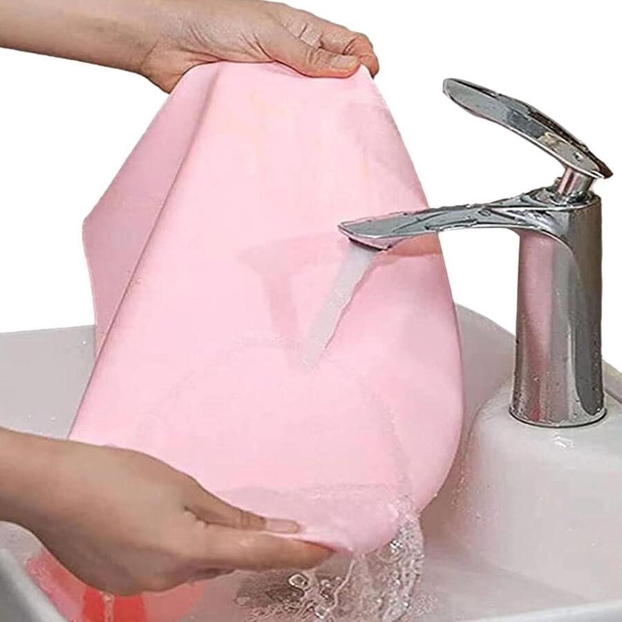 Slow Cooker Inzetstukken Verdelers Pot Maaltijden Bereiden Voedselveilig Silicone 6-8 Liter Roze
