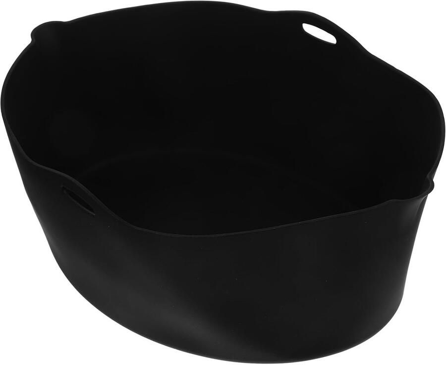 Slow Cooker Liner Keuken Inzet Gemakkelijk Koken Hittebestendig Siliconen 27x19x11.8CM Zwart