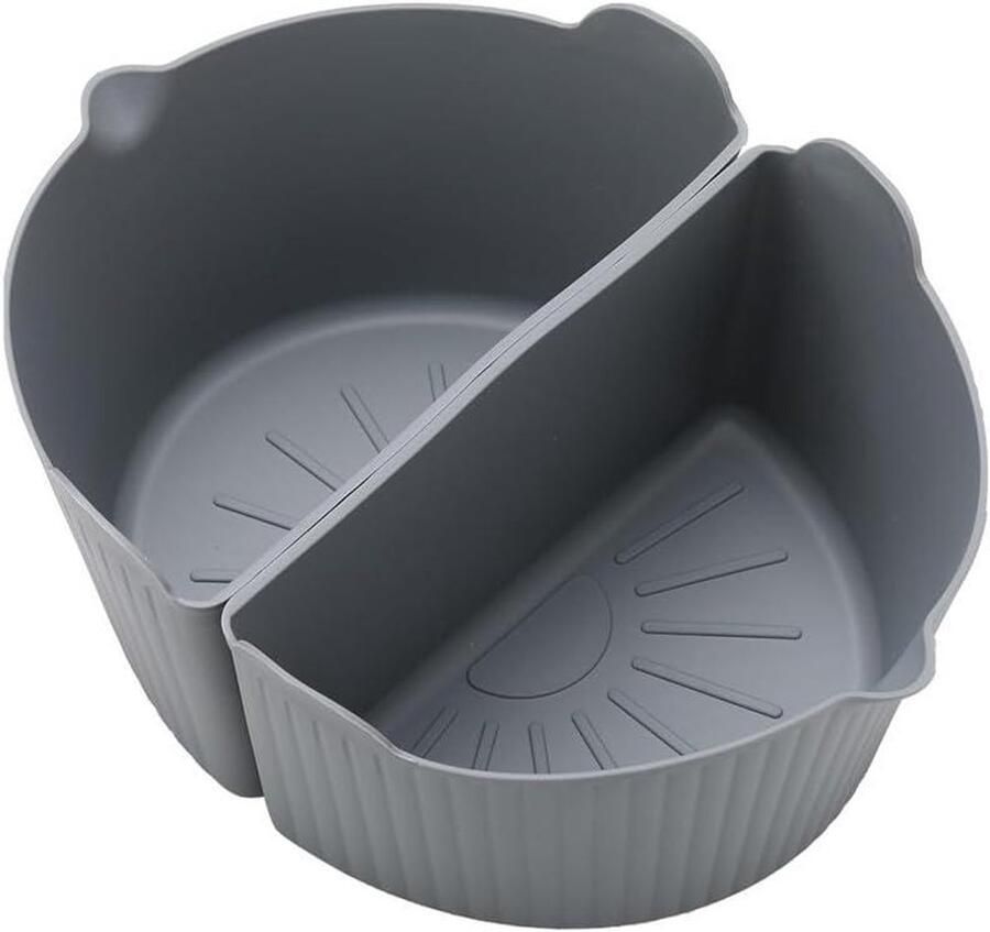 Slow Cooker Liners Dubbele Kookbak Eenvoudig Koken Vaatwasmachinebestendig 2 Stuks Grijs