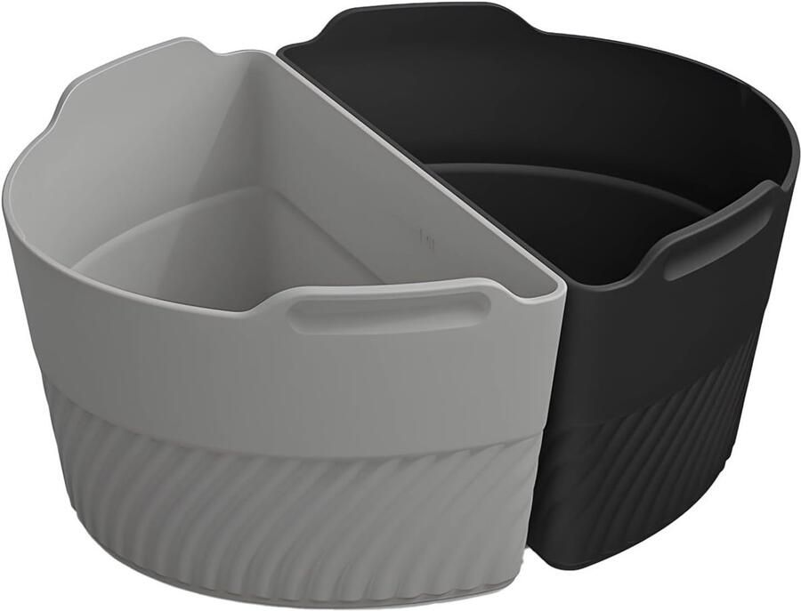 Slow Cooker Liners Herbruikbare Dividers Maaltijden Bereiden Met Handvatten Antislip 20x12x8 cm Multicolor