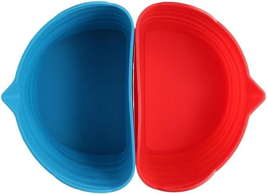 Slow Cooker Liners Silicone Mat Gemakkelijk Koken Herbruikbaar en Opvouwbaar 6 Quarts Rood Blauw Grijs Zwart